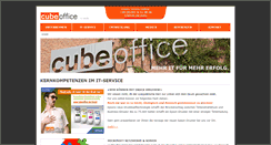 Desktop Screenshot of cubeoffice.de